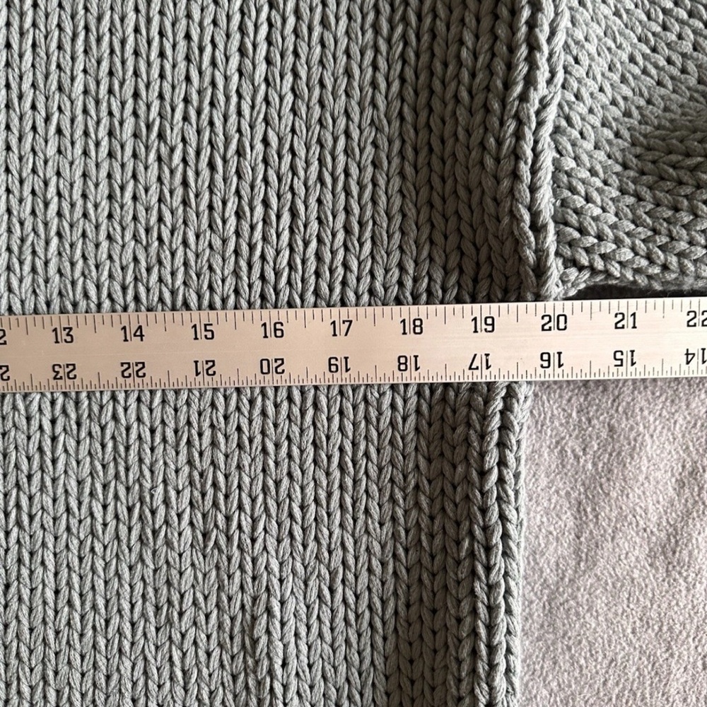 Ghanda Light Blue Oversized Crewneck Sweater - Picture 8 of 9